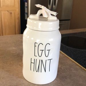 Rae Dunn EGG HUNT canister